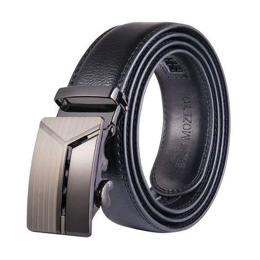 Mens EZ Fit Luxury Leather Ratchet Belt